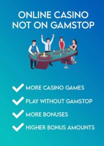 CASINO
NOT ON GAMSTOP
MALTA LICENCE = NO TAX
CURACAO LICENCE = NOT TAX FREE
MORE CASINO GAMES
IS NOT ILLEGAL
WITHOUT GAMSTOP SELF-EXCLUSION
BETTER BONUS OFFERS AND MORE BONUSES OVERALL
2021 TOPLIST